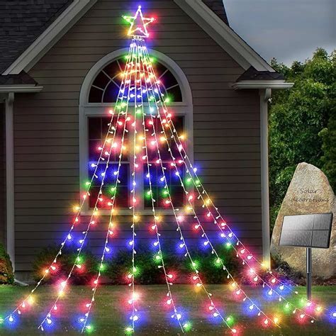 christmas lights solar powered